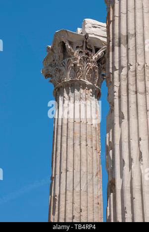 The ancient temple of Olympius Zeus or Olympion, near the Acropolis of