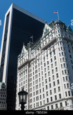 Plaza Hotel at Grand Army Plaza, NYC, USA Stock Photo