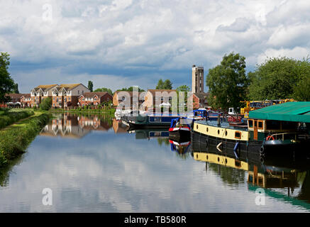 The Stainforth & Keadby Canal, at Thorne, South Yorkshire, England UK Stock Photo