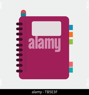 personal organizer vector symbol illustration Stock Vector