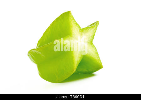 Carambole on white background Stock Photo