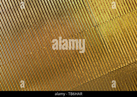 Abstract texture. Gold corrugated paper background. Copy space for text. Horizontal. Celebration, holidays concept, harvesting for mock up Stock Photo