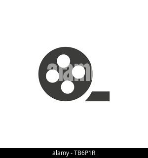 Video icon in trendy flat style isolated on background. Video icon page symbol for your web site design Video icon logo, app, UI. Video icon Vector il Stock Vector