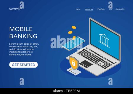 online banking system templates