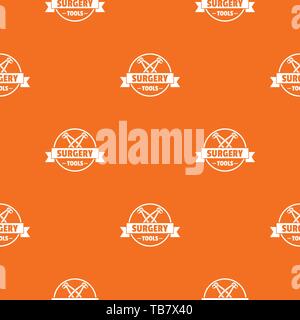 Professional instrument pattern vector orange Stock Vector