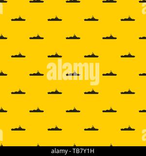 Warship pattern vector Stock Vector