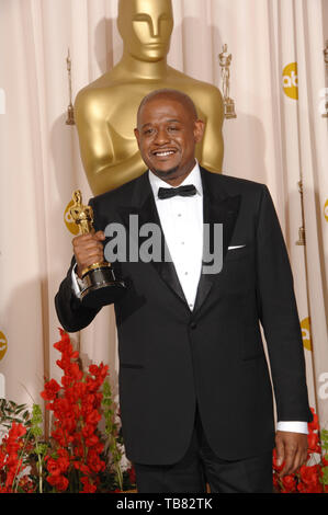 LOS ANGELES, CA. February 25, 2007: Forest Whitaker - Best Actor winner for 'The Last King of Scotland' - at the 79th Annual Academy Awards at the Kodak Theatre, Hollywood. Stock Photo