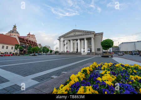 Vilnius, Lithuania. May 2019.  view of the town hall building Stock Photo