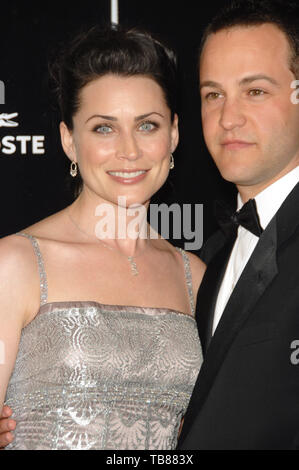 LOS ANGELES, CA. February 17, 2007: Rena Sofer & husband Sanford Bookstaver at the 9th Annual Costume Designers Guild Awards Gala at the Beverly Wilshire Hotel. © 2007 Paul Smith / Featureflash Stock Photo