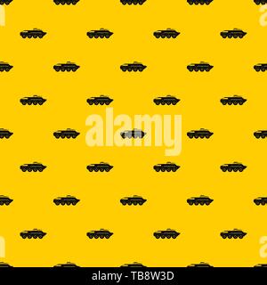 Armored personnel carrier pattern vector Stock Vector