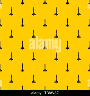 Atomic rocket pattern vector Stock Vector
