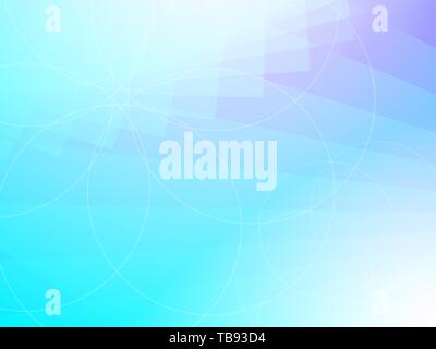 Abstract light background. Colorful gradient lines and circles. Minimalistic backdrop. Vector illustration. Stock Vector