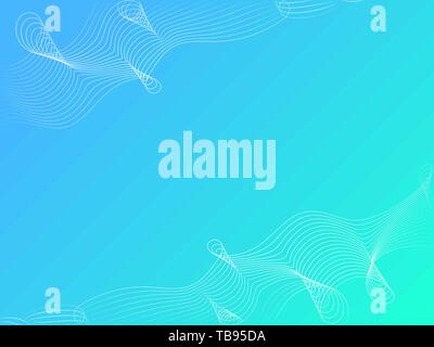 Circular abstract lines background. Vector illustration Stock Vector