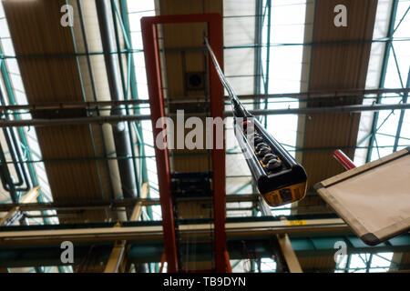 Heavy Freight Lifting Machinery Industrial Remote Focus Buttons Factory Equipment Detail Stock Photo