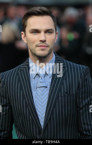 UK Premiere of 'Tolkien' at the Curzon Mayfair in London  Featuring: Nicholas Hoult Where: London, United Kingdom When: 29 Apr 2019 Credit: WENN.com Stock Photo