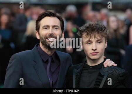 UK Premiere of 'Tolkien' at the Curzon Mayfair in London  Featuring: David Tennant, Ty Tennant Where: London, United Kingdom When: 29 Apr 2019 Credit: WENN.com Stock Photo