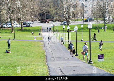 Blacksburg, USA - April 18, 2018: Historic Virginia Tech Polytechnic