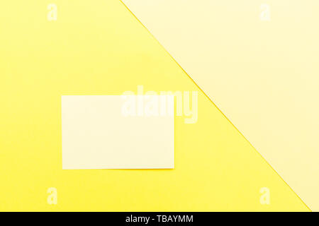 Download Yellow Empty Sheet Of Paper Mockup Stock Photo Alamy PSD Mockup Templates