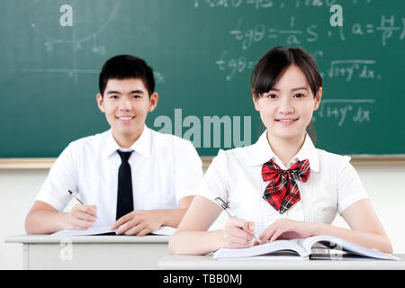 Learning time for high school students Stock Photo