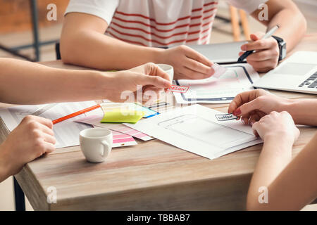 Young IT designers working in office Stock Photo