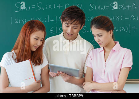 College students' study during class Stock Photo