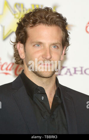 Actor Bradley Cooper, recipient of the Comedy Star of the Year Award, recipient of the Award, arrive at the ShoWest awards ceremony at the Paris Las Vegas during ShoWest, the official convention of the National Association of Theatre Owners, April 2, 2009 in Las Vegas Stock Photo