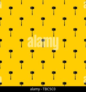 Mobile phone on a selfie stick pattern vector Stock Vector