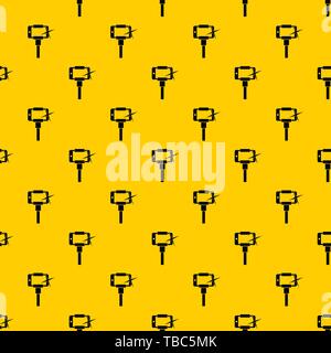 Taking pictures on smartphone on selfie stick pattern vector Stock Vector