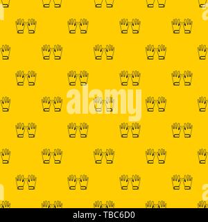 Winter gloves pattern vector Stock Vector
