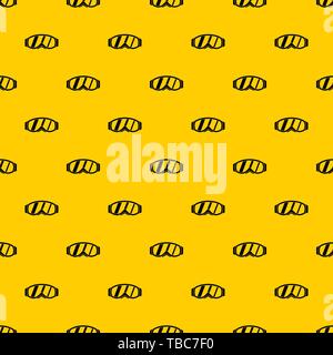 Glasses for snowboarding pattern vector Stock Vector