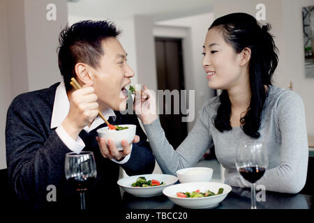 Happy Dining Stock Photo