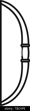 compound bow silhouette outline on white background Stock Vector Image ...