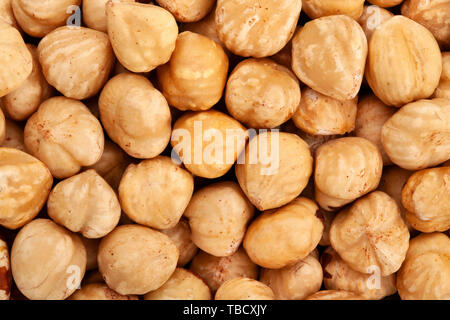 hazelnut texture tile pattern closeup Stock Photo
