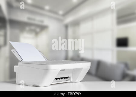 Compact laser home printer Stock Photo