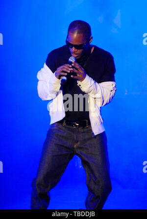 Actor/singer Jamie Foxx performs at 102.7 KIIS-FM's Wango Tango 2009 at the Verizon Wireless Amphitheater on May 9, 2009 in Irvine. Stock Photo