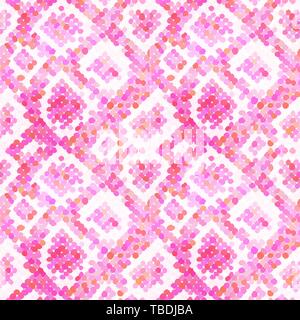 Bright pink realistic snake skin texture, detailed seamless pattern Stock Vector