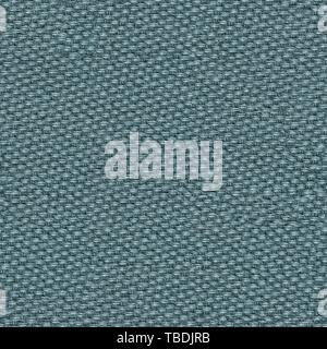 Blue material background for design. Uncommon textile background in turquoise tone. Seamless square texture, tile ready. Seamless square texture, tile Stock Photo