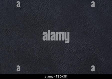 Navy blue leather texture background with pattern, closeup. High resolution photo. Stock Photo