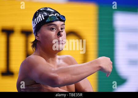 Tokyo, Japan. Credit: MATSUO. 31st May, 2019. Yuma Edo Swimming : Japan Open 2019 Men's 100m Backstroke Final at Tatsumi International Swimming Center in Tokyo, Japan. Credit: MATSUO .K/AFLO SPORT/Alamy Live News Stock Photo