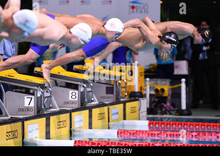 Tokyo, Japan. Credit: MATSUO. 31st May, 2019. Katsuhiro Matsumoto Swimming : Japan Open 2019 Men's 200m Freestyle Final at Tatsumi International Swimming Center in Tokyo, Japan. Credit: MATSUO .K/AFLO SPORT/Alamy Live News Stock Photo