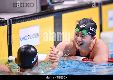 Tokyo, Japan. Credit: MATSUO. 31st May, 2019. Tomomi Aoki Swimming : Japan Open 2019 Women's 200m Freestyle Final at Tatsumi International Swimming Center in Tokyo, Japan. Credit: MATSUO .K/AFLO SPORT/Alamy Live News Stock Photo