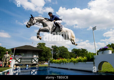 Hamburg Germany. 01st June 2019. Equestrian Sport Jumping