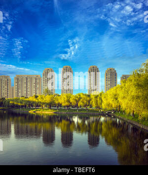 Beilun City Building, Ningbo Stock Photo