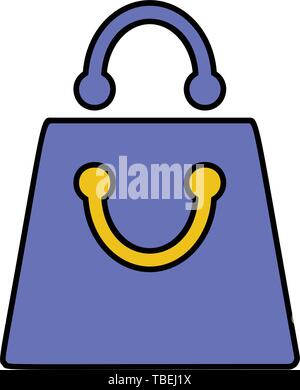 Shopping bag icon - bag sign vector Stock Vector