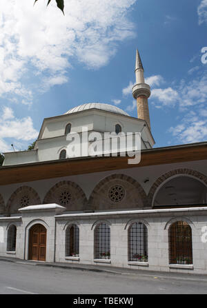Sarajevo: Careva Dzamija, Mosque of the Emperor, the first mosque built in 1457 after the Ottoman conquest of Bosnia, dedicated to Sultan Muhammad II Stock Photo