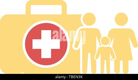 Health insurance icon vector. medical insurance icon Stock Vector Image ...