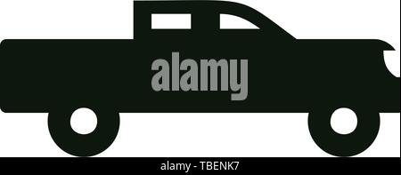 Pickup car icon - Vector illustration Stock Vector