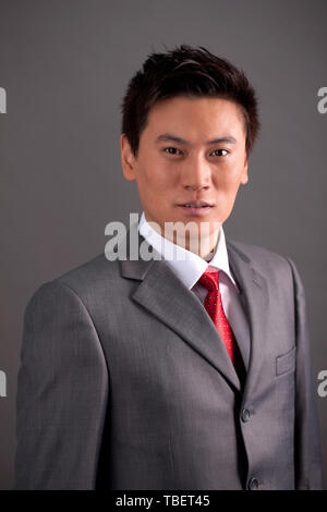 Business people's self-confidence in the workplace Stock Photo