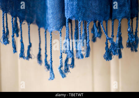 Batik braid glowing dots abstract background Stock Photo