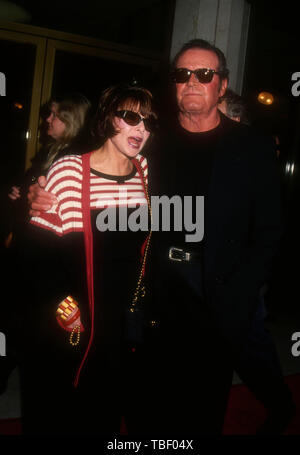 Westwood, California, USA 12th May 1994  Actor James Garner and wife Lois Garner attend the Warner Bros. Pictures Premiere of 'Maverick' on May 12, 1994 at Mann National Theater in Westwood, California, USA. Photo by Barry King/Alamy Stock Photo Stock Photo